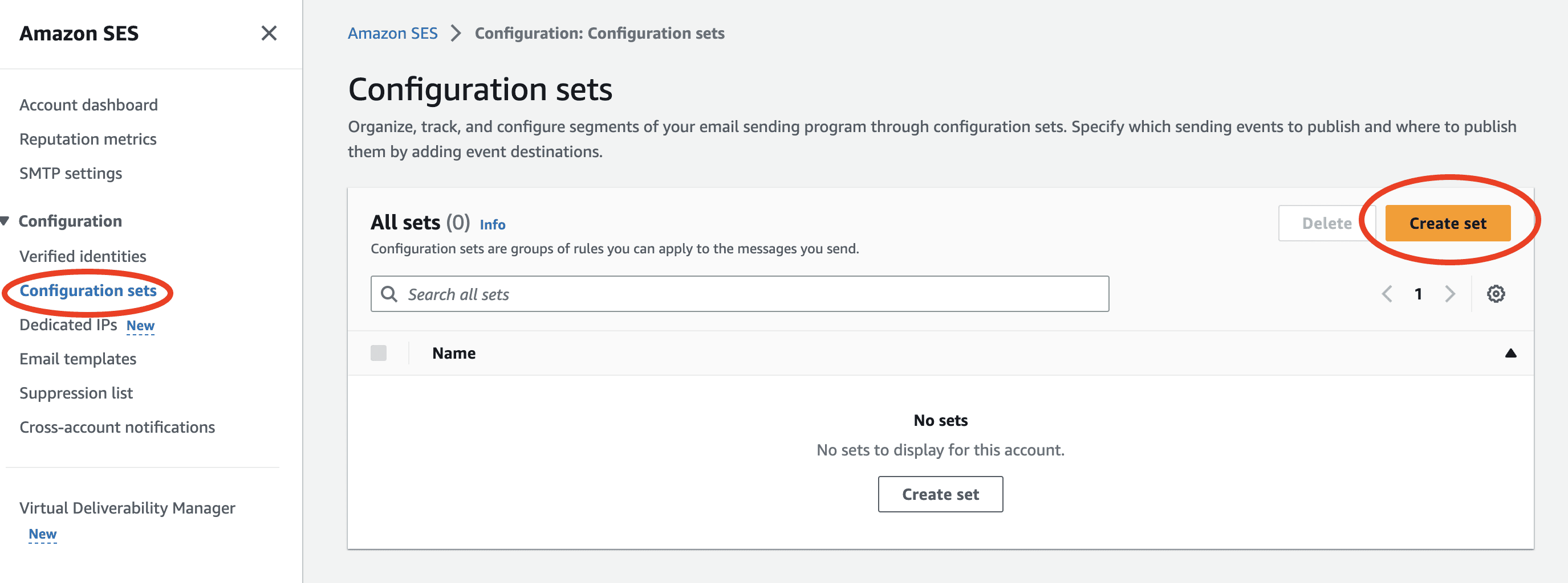 ses create configuration 1